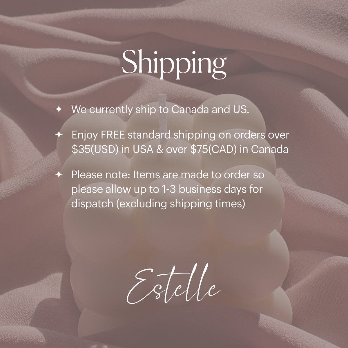 Flower Pillar Soy Candle: Minimalist Home Decor, Unscented Vegan Candle