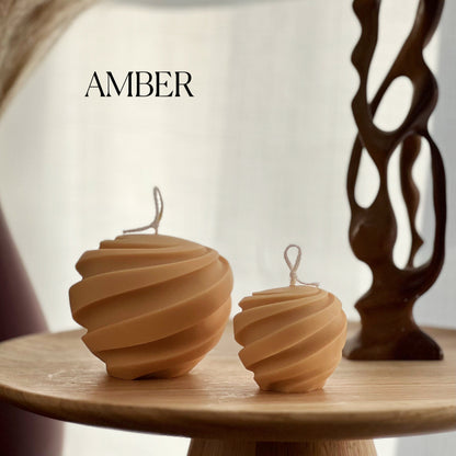 Swirl Ball Soy Wax Candle Set | Home Decor, Gift for Her