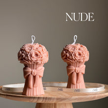 Sculptural Flower Bouquet Candle | Soy Wax Pillar Candle