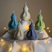 Handmade Snowman Soy Candle: Christmas Home Decor
