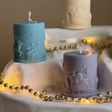 Handmade Santa Claus Soy Candle: Christmas Home Decor
