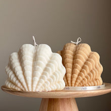 Huge Clam Shell Candle: Decorative Vegan Soy Wax Candle