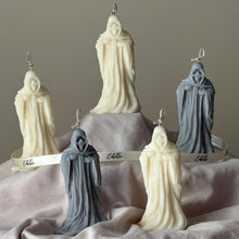 Handmade Ghost Candle: Spooky Halloween Decor, Soy Wax