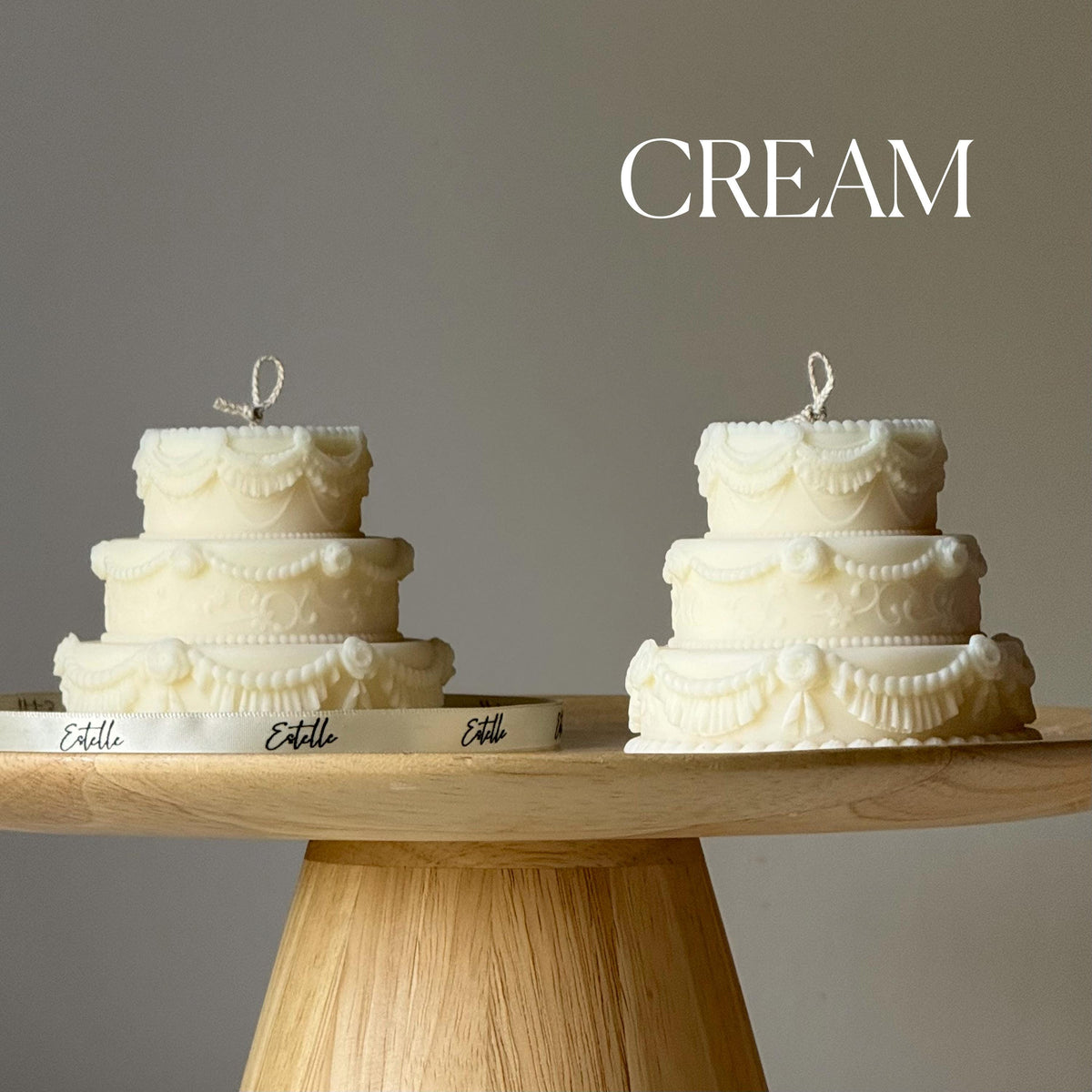 Cake Candle | Trendy Handmade Decoration
