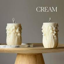 Lily of the valley Pillar Candle | Handmade Decorative Candle