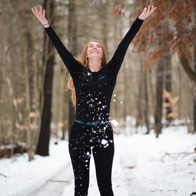 Legging en Laine Mérinos pour Femme — Épaisse
