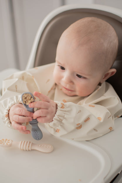 Silicone learning spoons