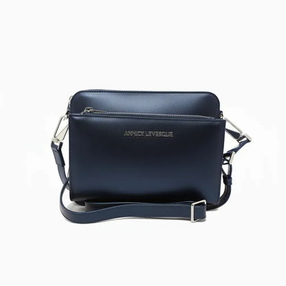 Small Crossbody Bag with Detachable Card Holder Navy Blue | Kennedi