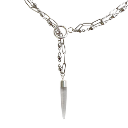 Crystal Quartz Lariat
