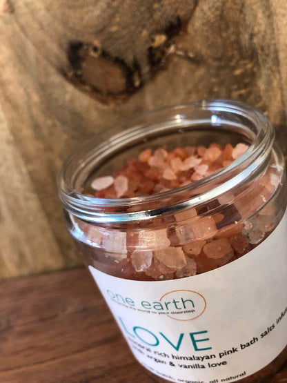 Sel de bain à l'huile d'argan - Vanille
