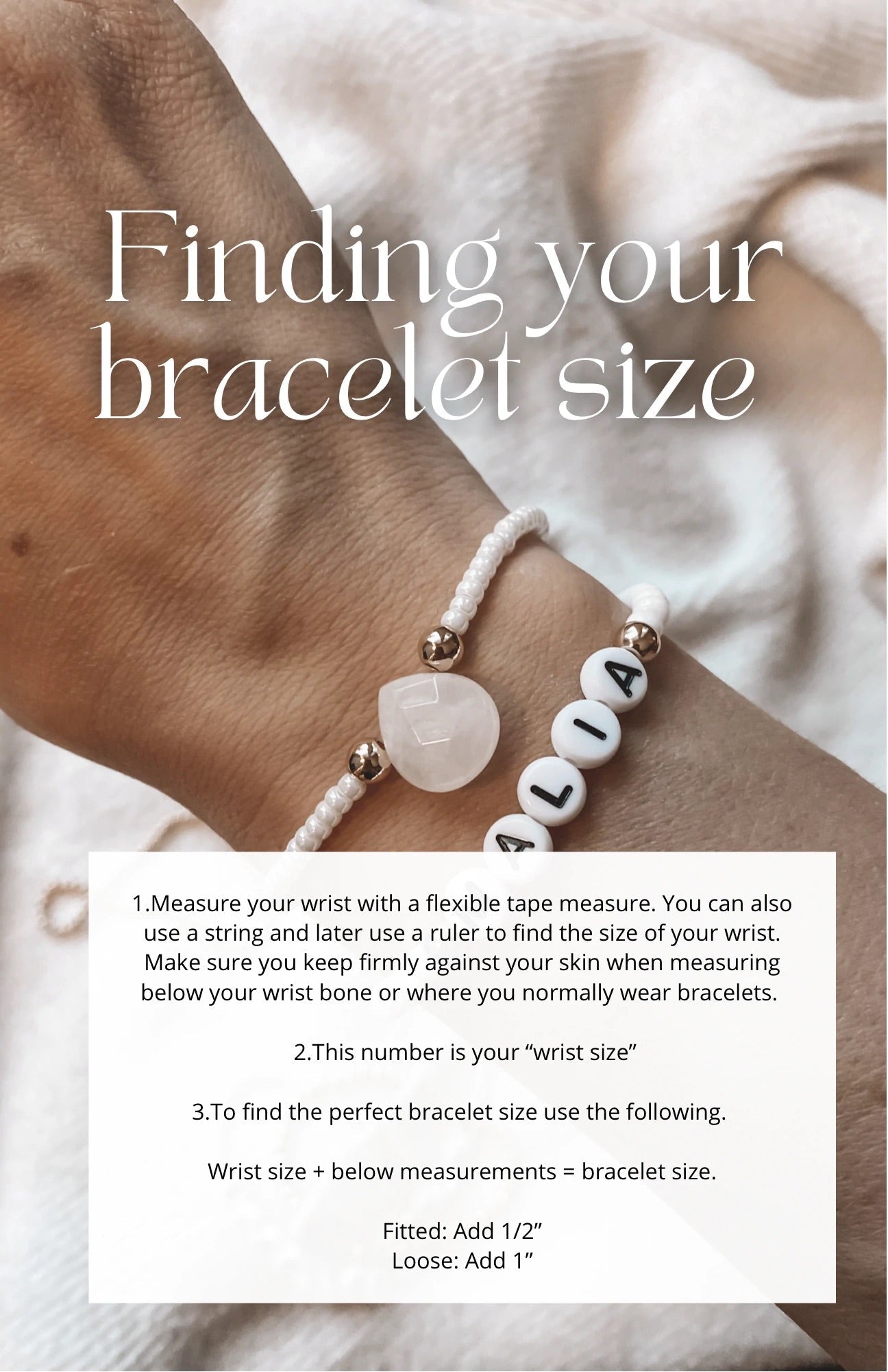 Le bracelet de perles Malia