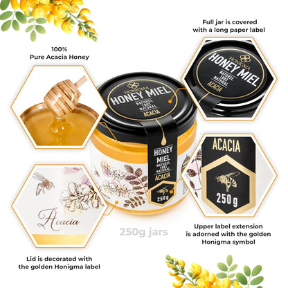 Miel d'Acacia Ukrainien Pur 250g