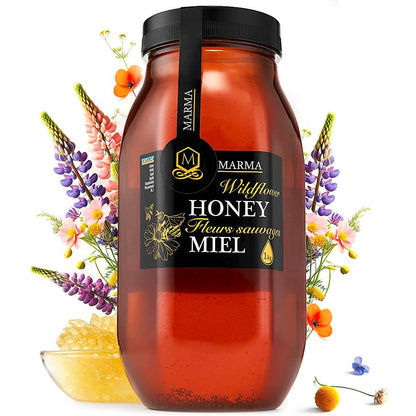 Miel de fleurs sauvages pures d'Ukraine 1kg