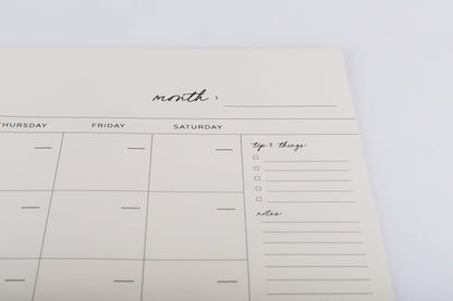 Large Monthly Planner