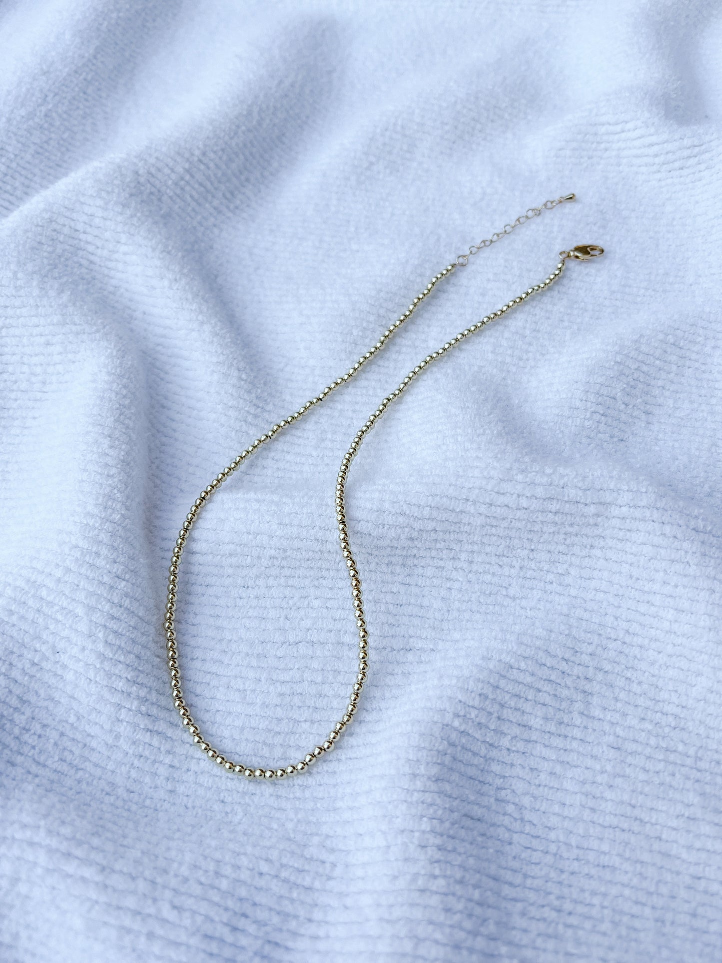 Le collier Letti en plaqué or