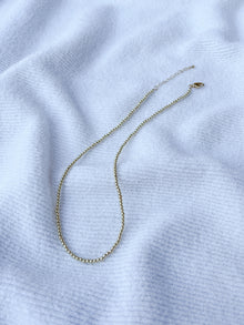Le collier Letti en plaqué or