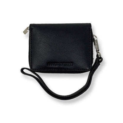 Maylia Leather Card Holder, Black