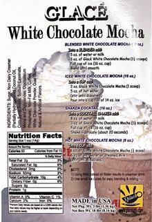 White Chocolate Mocha 4 in 1 Bubble Tea / Latte and Frappe Mix - Multi-Use Powdered Beverage Mix - Ships Free Within Canada on Orders Above CAD $199