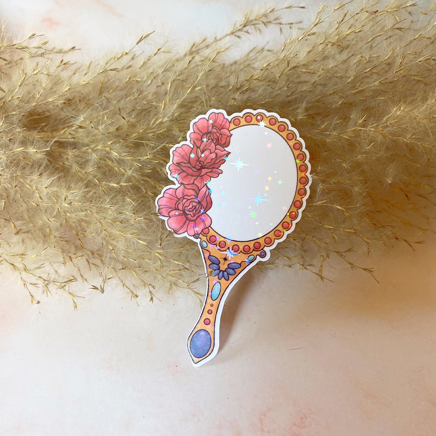 Autocollant Miroir Vintage
