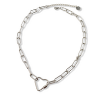 Collier Cœur Argenté