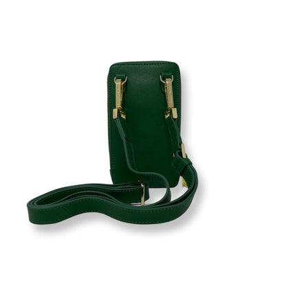 Small Dark Green Genuine Leather Shoulder Bag, Marie-Josée