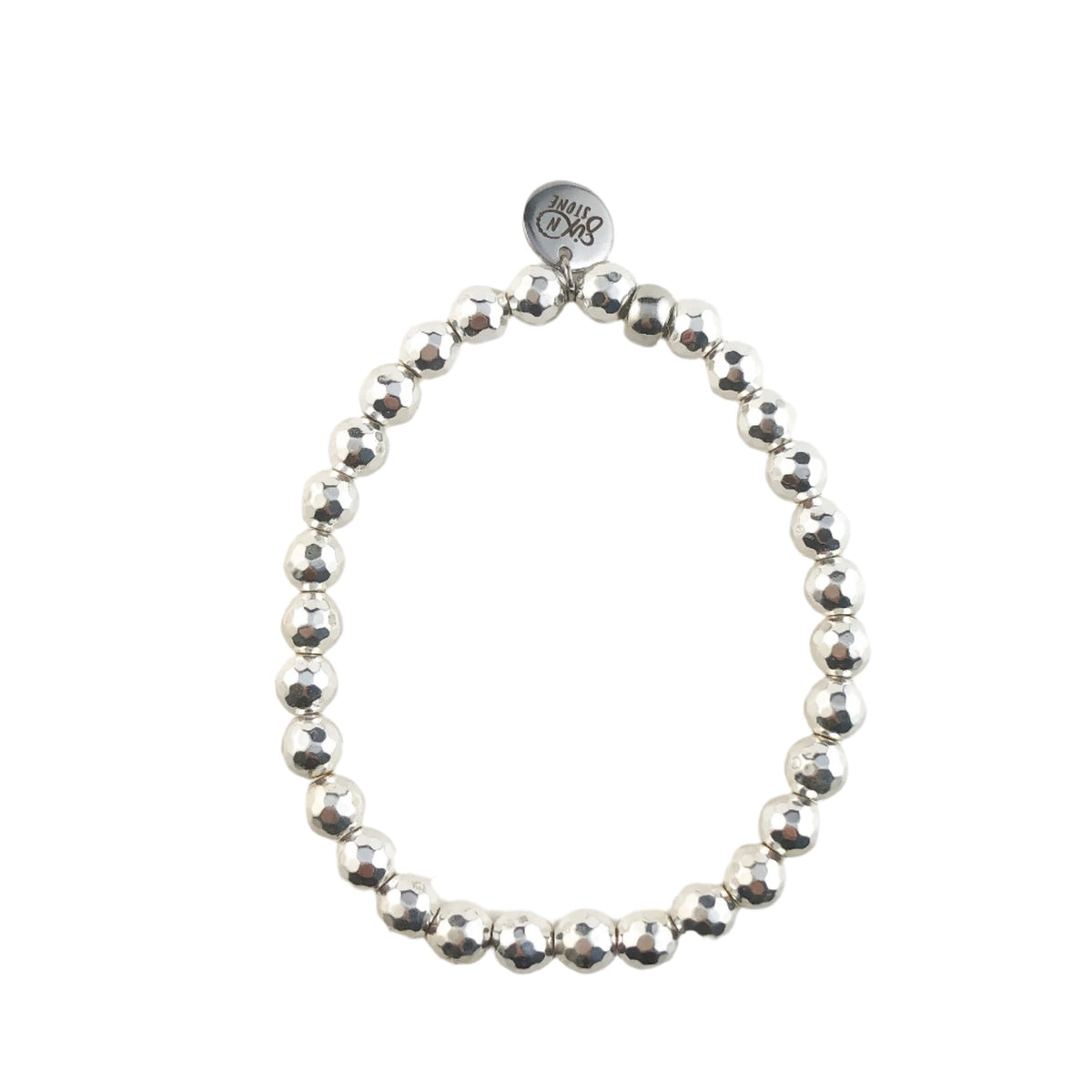 Silver Hematite Bracelet