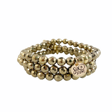 Bracelet en hématite métallique