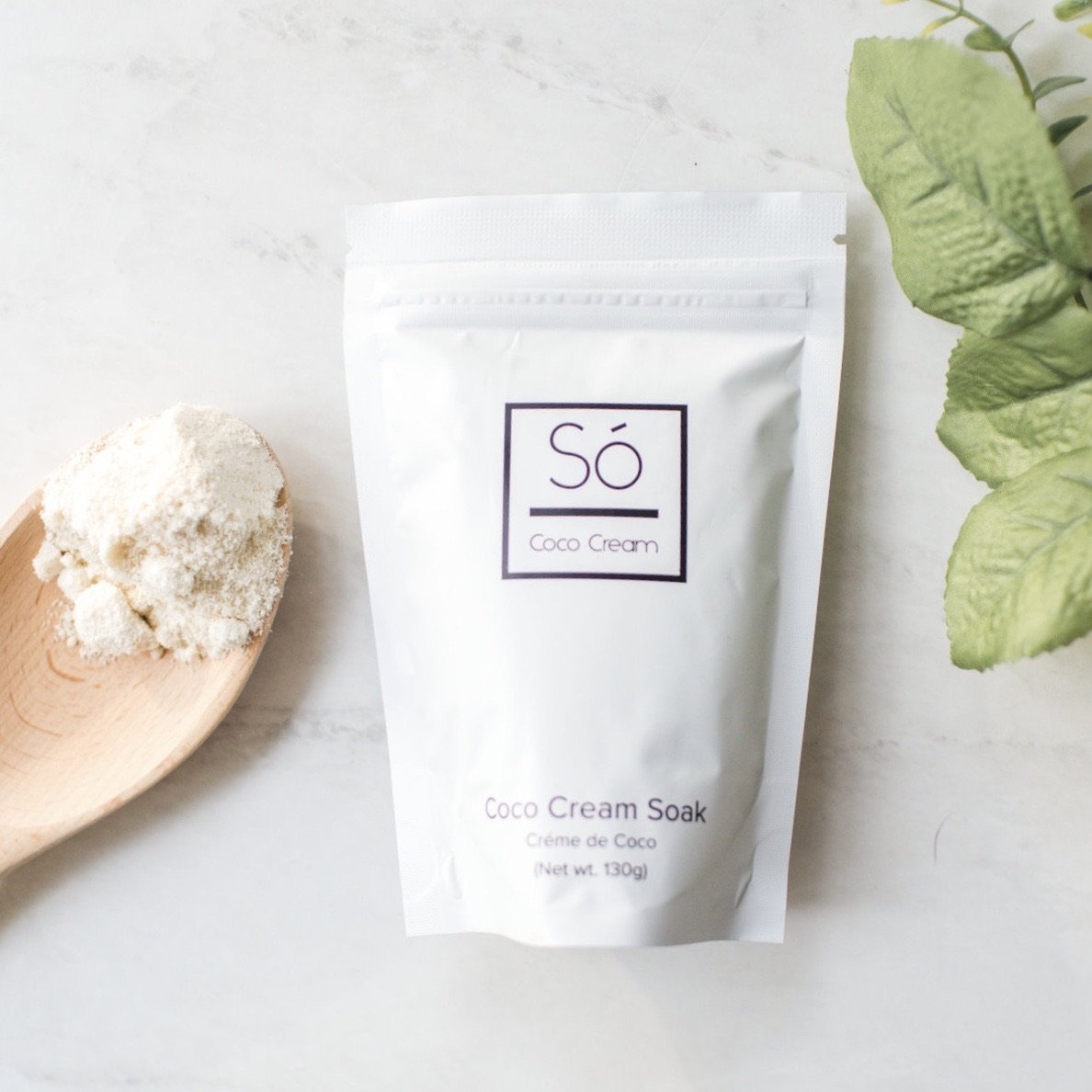 Crème de coco à tremper