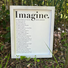 Framed Words - Imagine