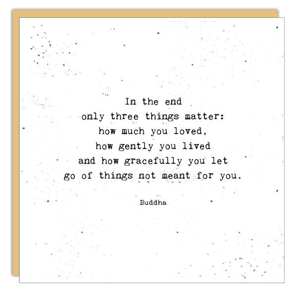 Stationery - Little Gem Card - In the End