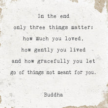 Marble Coasters - Little Gem - In The End (Buddha)