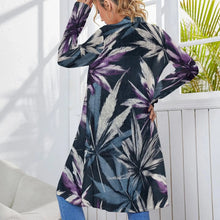 Cardigan mi-long Indigo Haze