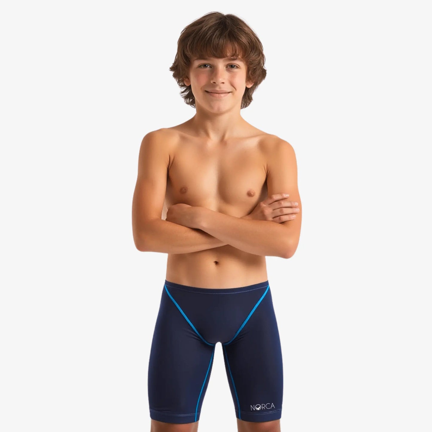 Maillot de bain de compétition Norca StealthLine Indigo pour homme