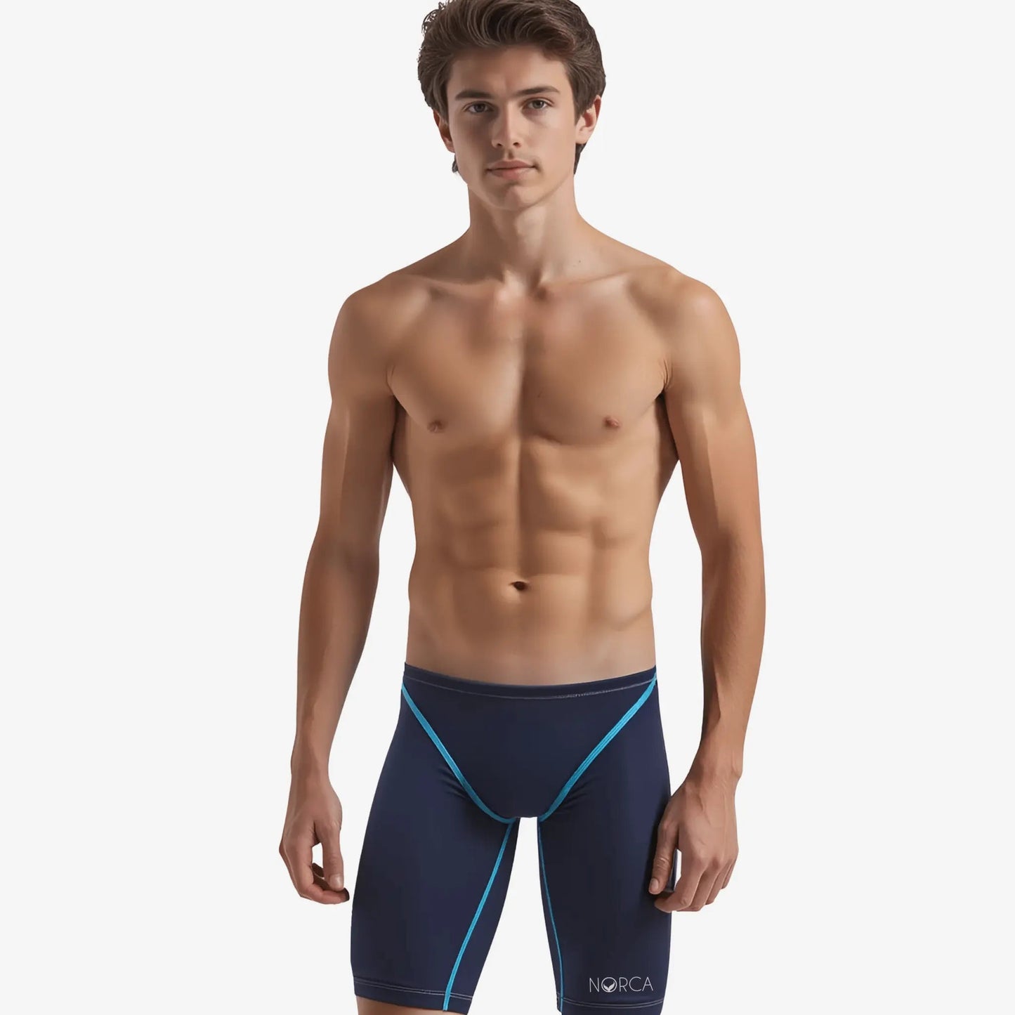 Maillot de bain de compétition Norca StealthLine Indigo pour homme