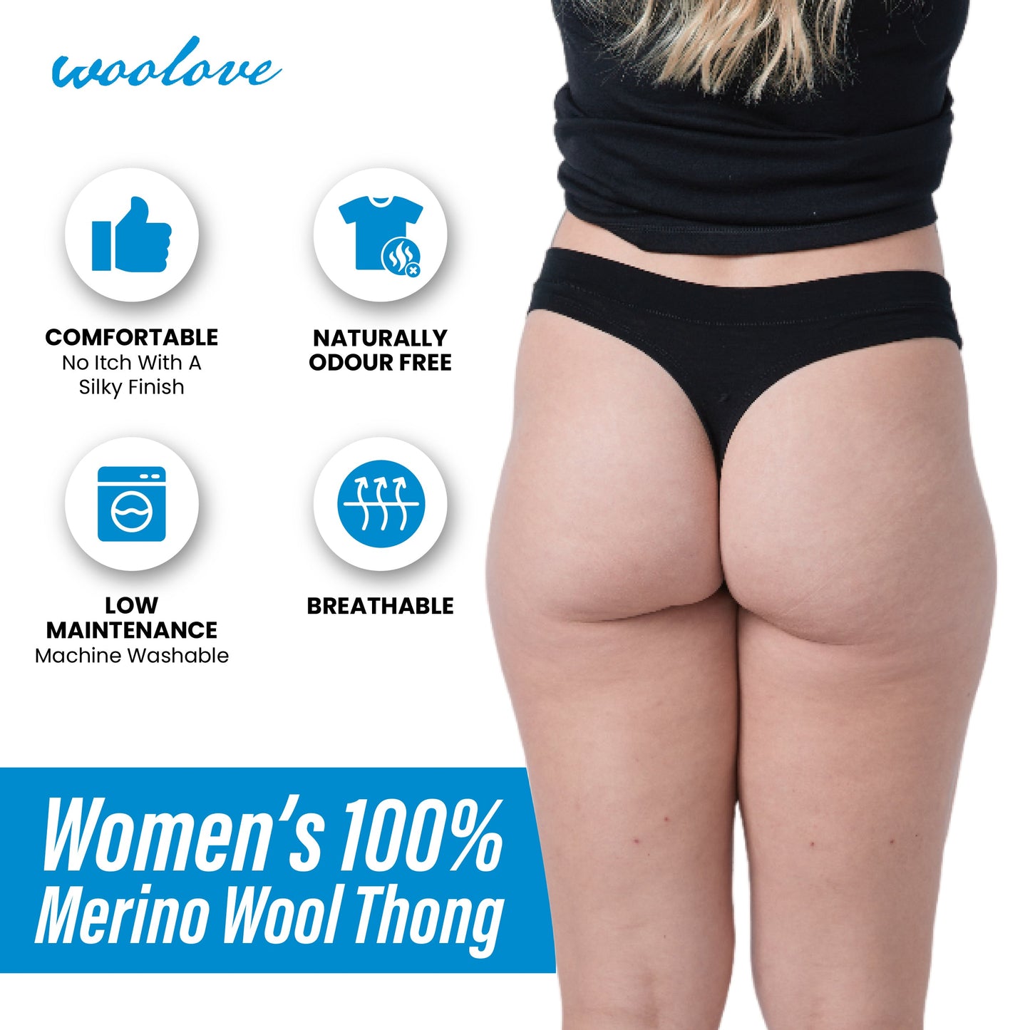 String en laine mérinos pour femme