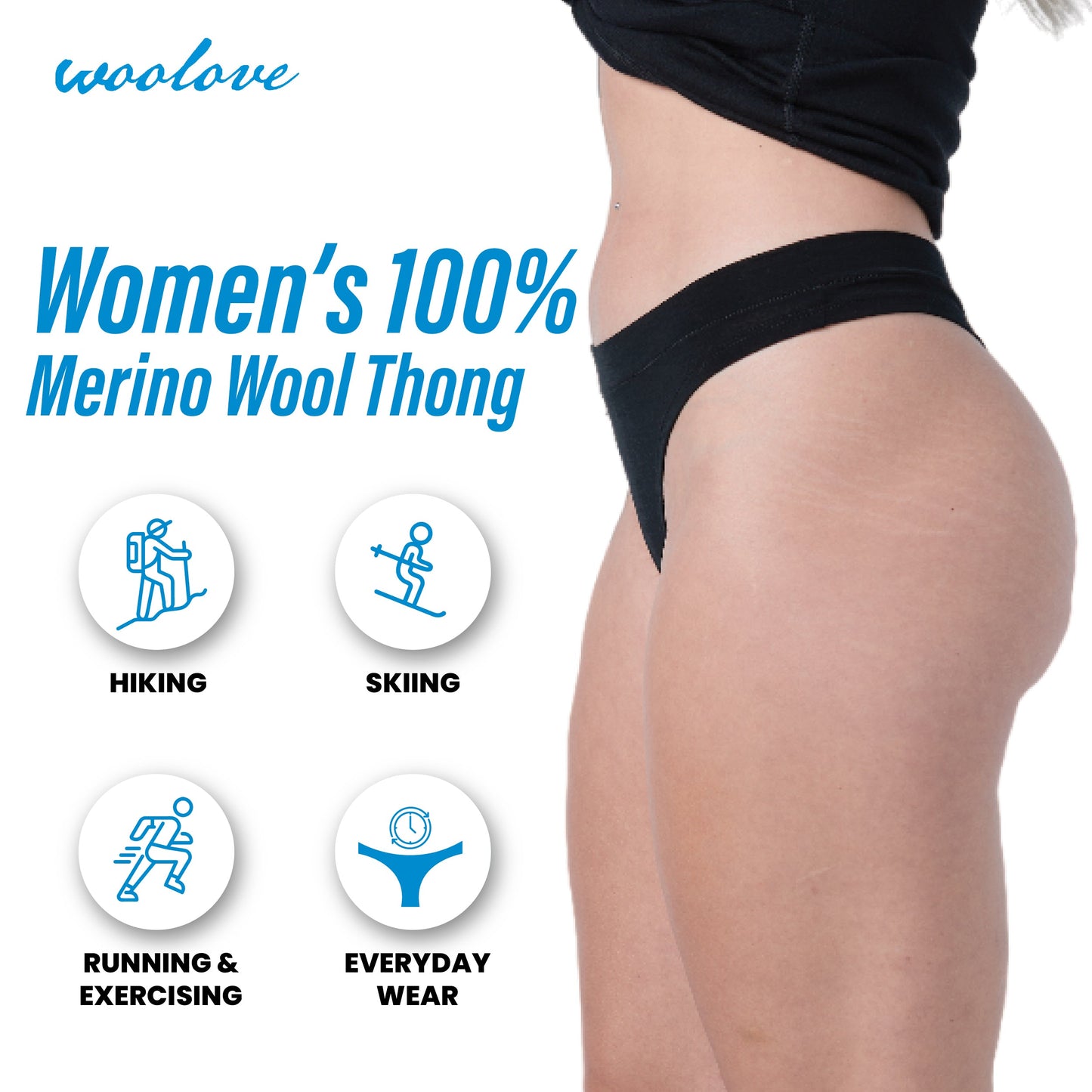 String en laine mérinos pour femme