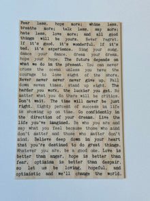 Carte postale en bois - Inspiration