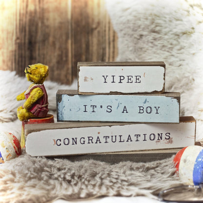 Timber Bit - Medium - It's a Boy