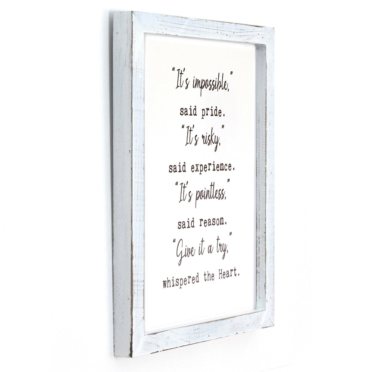 Framed Words - It's Impossible