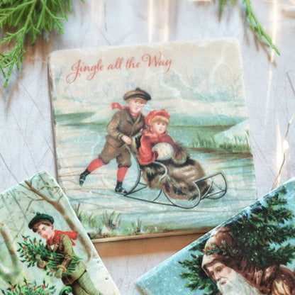 Marble Coasters - Lost & Found - Jingle all the Way