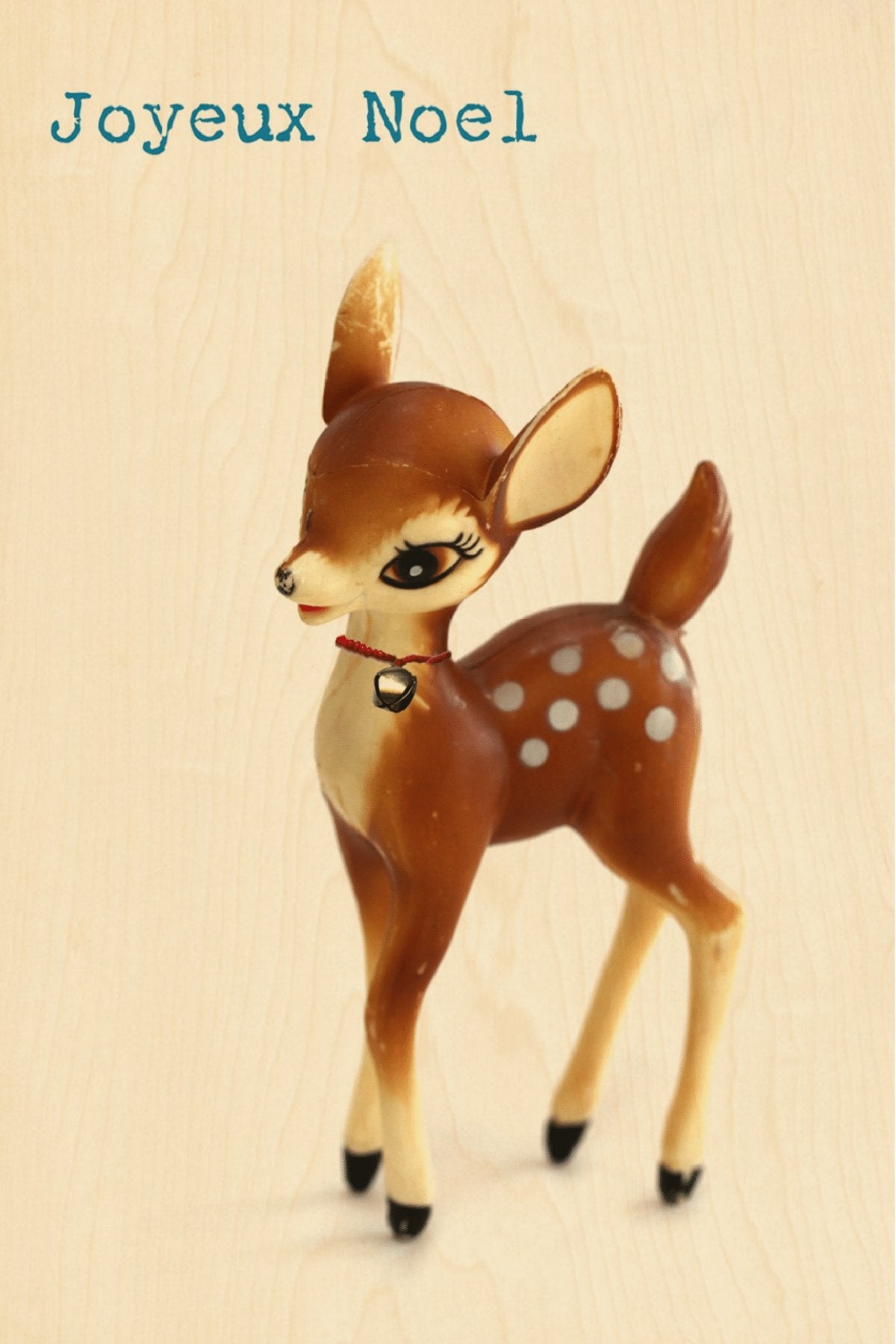 Wood Postcard - Joyeux Noel