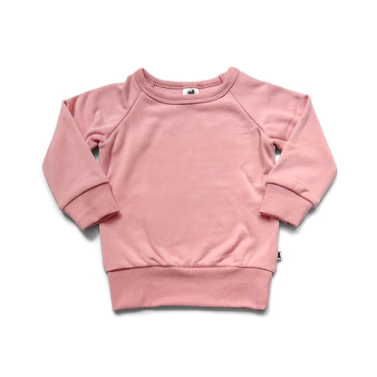 Kids' Bamboo Fleece Pullover | Rose