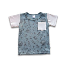 Baby/Kids' Bamboo Pocket T-Shirt | Market Veggies Cream