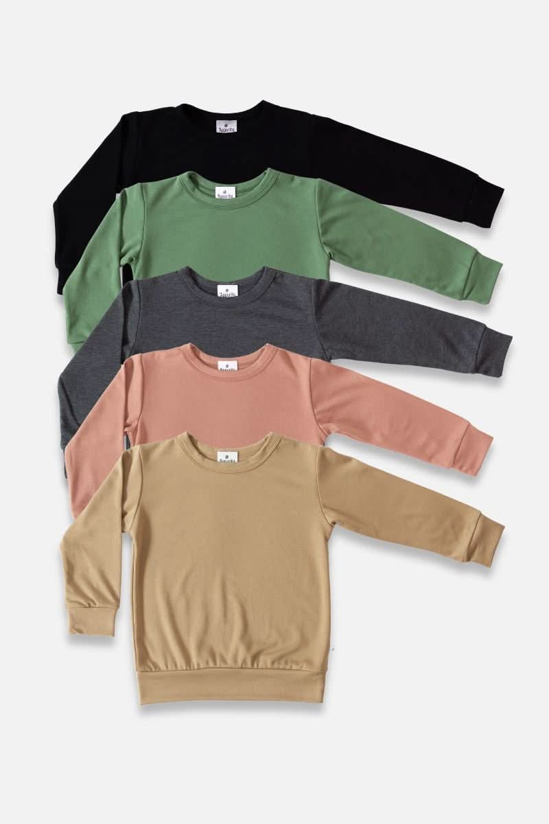 Baby Bamboo Pullover | Doeskin