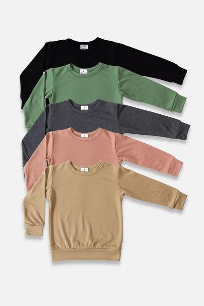 Baby Bamboo Pullover | Terracotta
