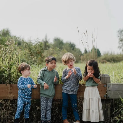 Baby/Kids' Bamboo Raglan Pullover | Pastel Blooms