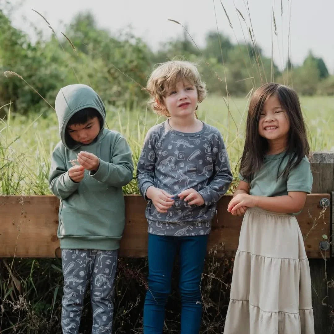 Baby/Kids' Bamboo Raglan Pullover | Bumblebee Meadow