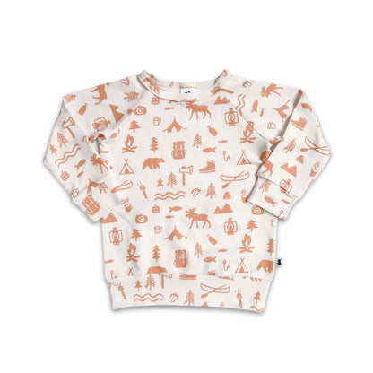 Baby/Kids' Bamboo Raglan Pullover | Bumblebee Meadow