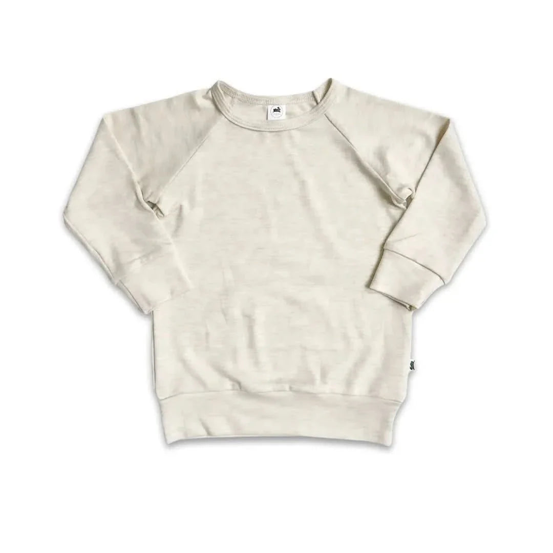 Baby/Kids' Bamboo Raglan Pullover | Charcoal