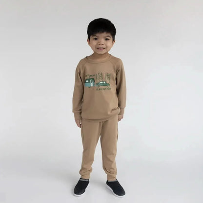 Baby Lightweight Bamboo Joggers | Doeskin